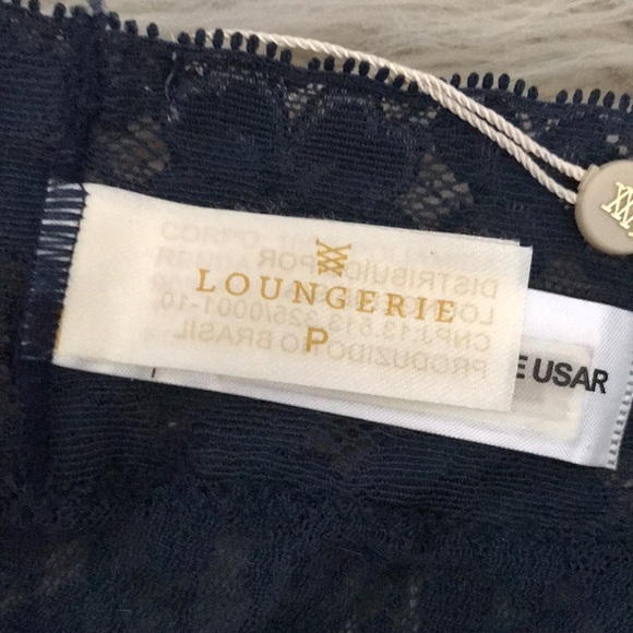 ❤️3X20 NEW - LOUNGERIE Brazil Sweet Lace Dark Blue Bikini Bottom Underwe… - Picture 7 of 13